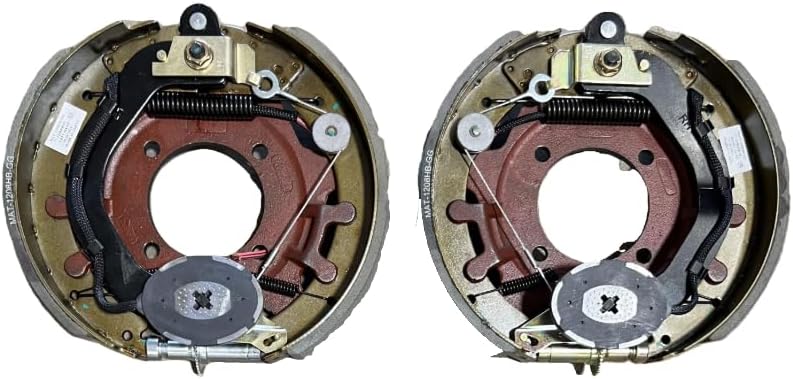 MAT M-Parts Pair (RH + LH) fits Dexter 7200 8000 7.2K 8K D80N That uses Drum 8-393 ONLY. 12.25 x 2-1/2" Brakes! Compare with 23-622 23-623. Can Also Replace 23-428 23-429.
