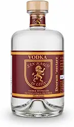 VODKA SAN MARCO DI LEON - DESTILAÇÃO TRIPLA - 15 FILTRAÇÕES EM CARVÃO - PURA - ARTESANAL - SABOR SUAVE - 700 ml - 40% vol