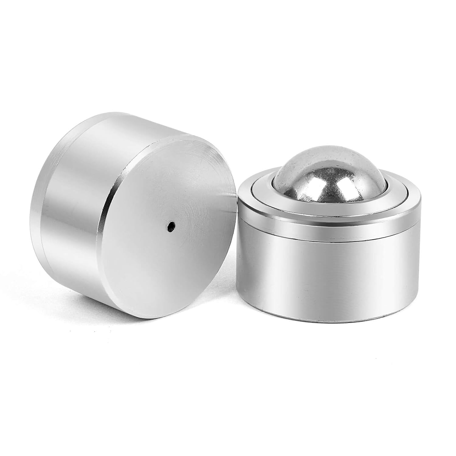 Roller Ball Transfer Bearings Casters - Heavy Duty Conveyor Ball Transfer Unit for Transmission Equipment, 15.88mm Diameter Universal Rotation Roller,528 Lbs Total Load Capacity, 6 Pieces