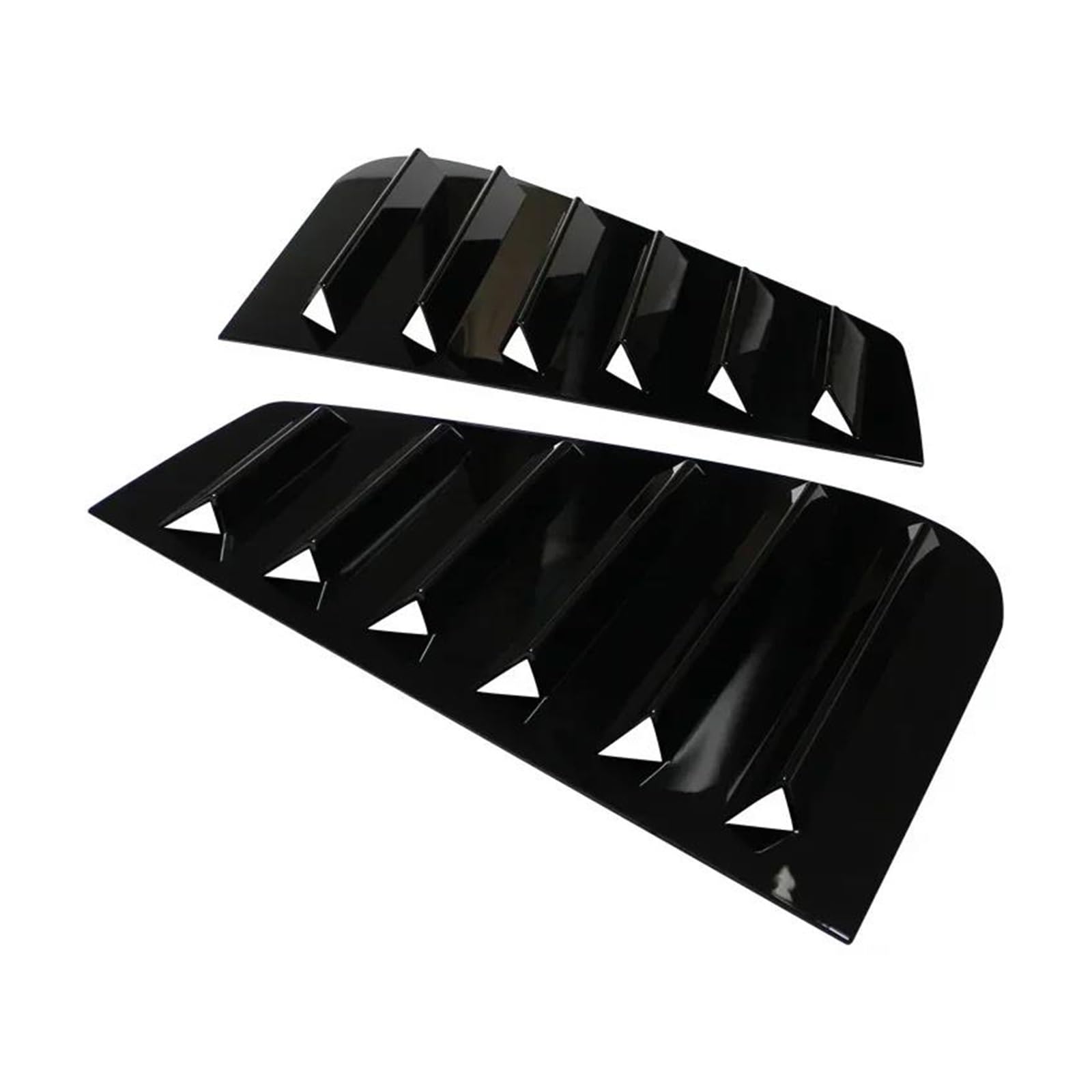 Alette Parasole Posteriori, Spoiler Triangolare Per Finestrino Posteriore, Accessori Per VW Per Golf 4 MK4 1997-2006(Gloss Black)