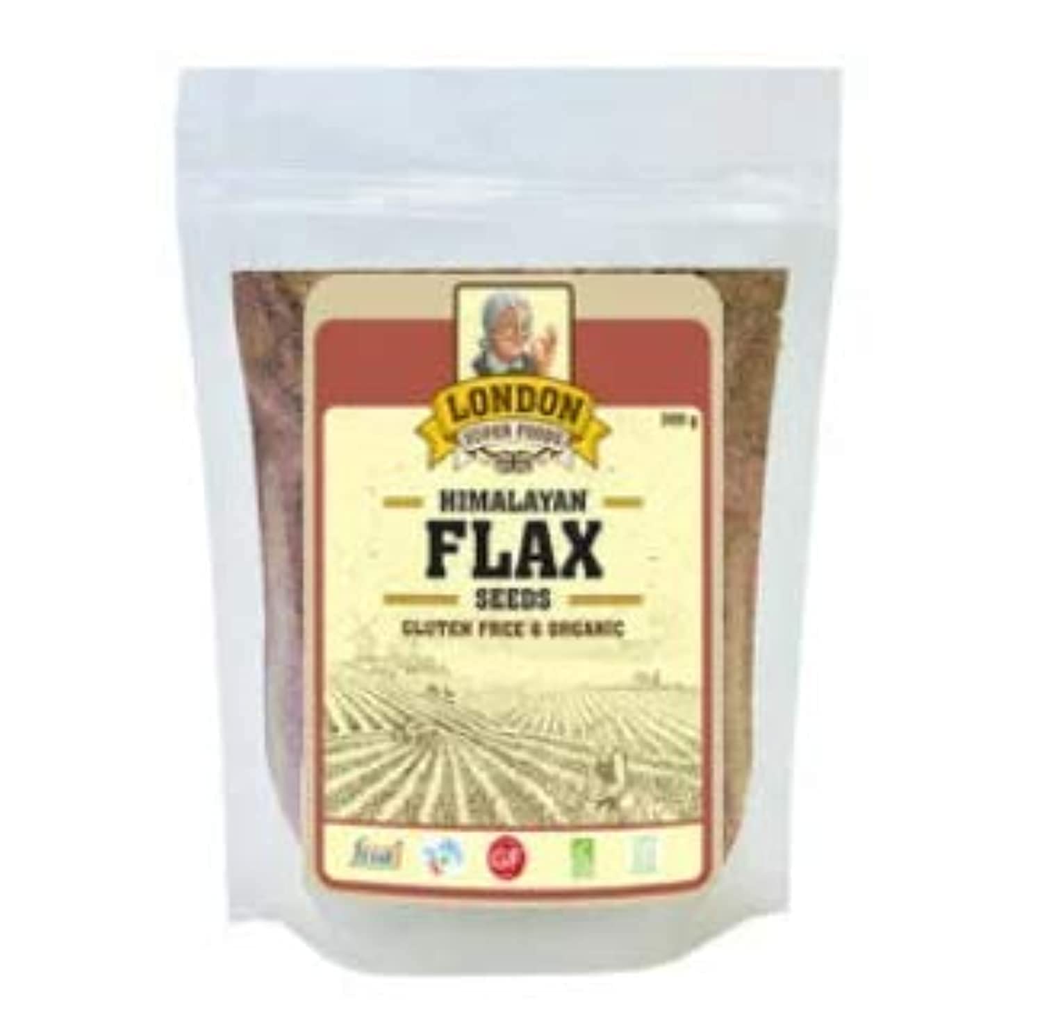 LSF HIMALAYAN ORGANIC FLAX SEEDS GLUTEN FREE 300GM