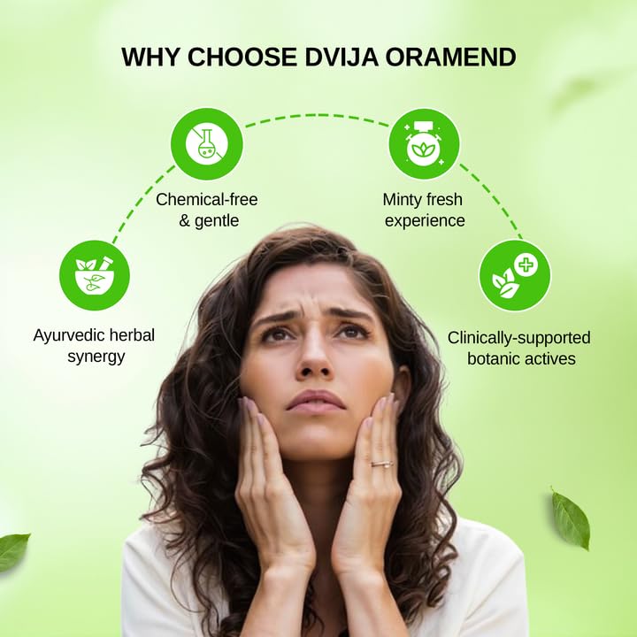 Image of Dvija Oramend Ayurvedic Oral Healing Cream - 10 gms | Trusted Herbal formula for Mouth Ulcers, Bleeding gums, Mouth Ulcers, Toothache, post dental surgery /extraction care | Pack of 1