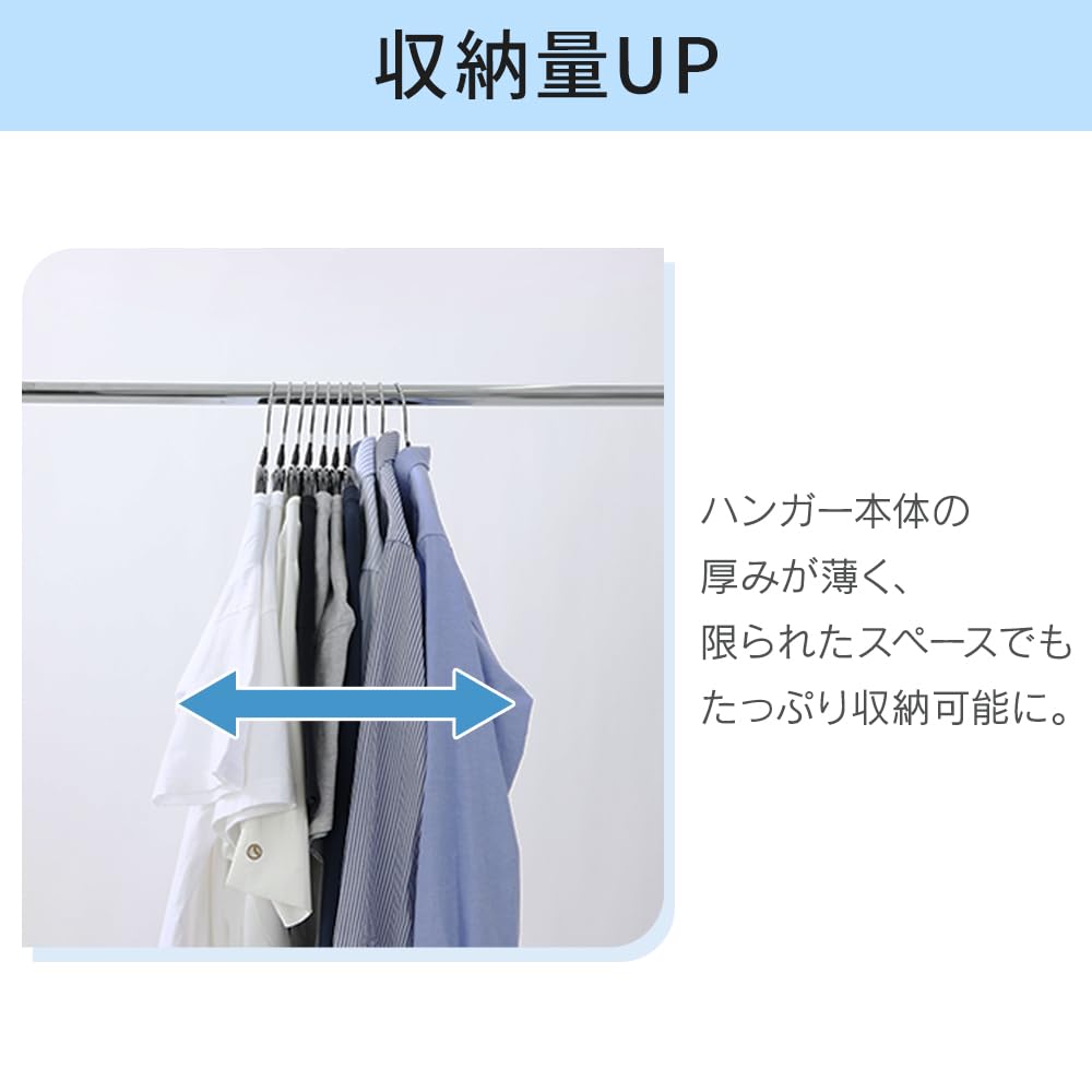 Amazon.co.jp: アイリスプラザ すべらないハンガー 60本セット 