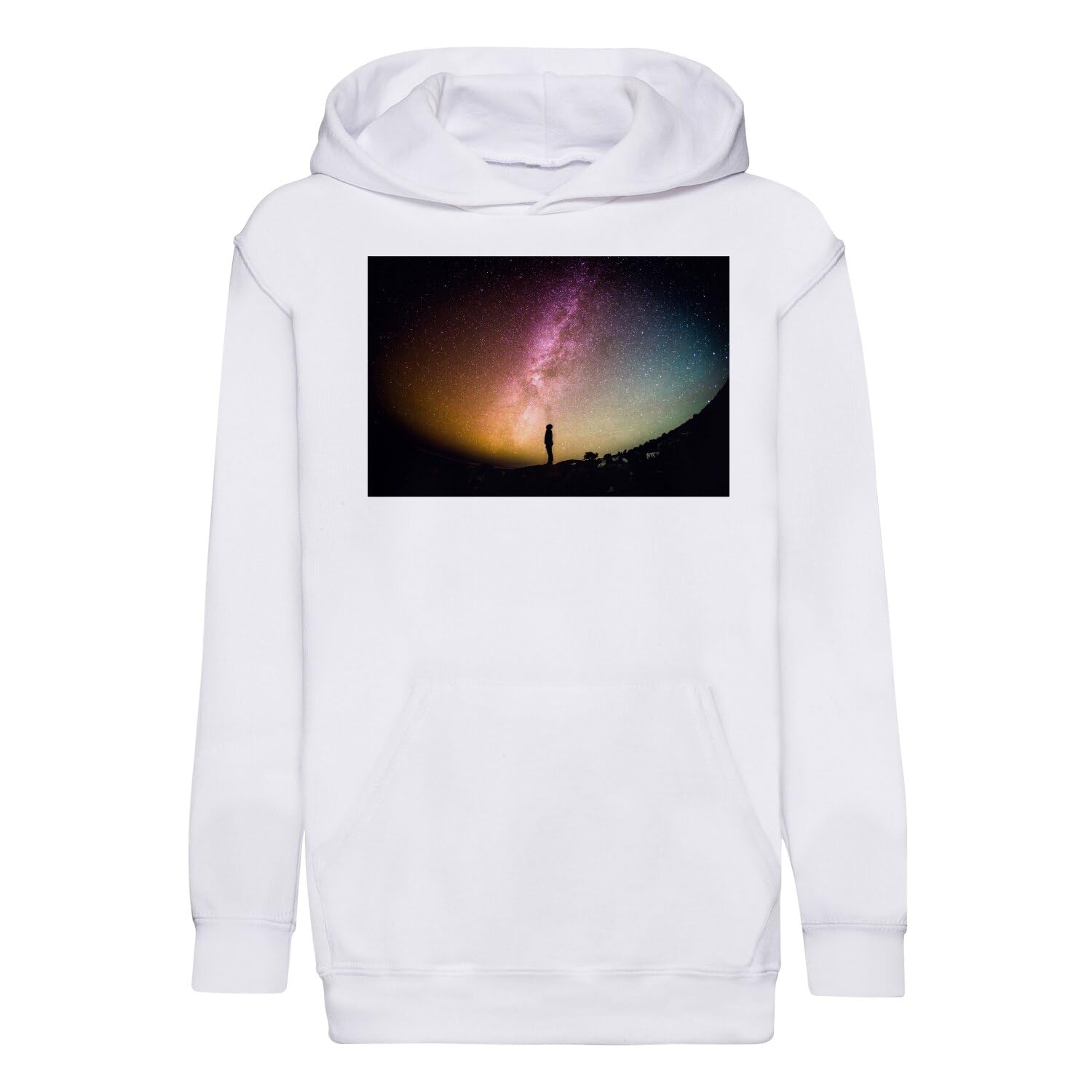 Sweat à capuche enfant Voie Lactée premium aux finitions soignées - 4
