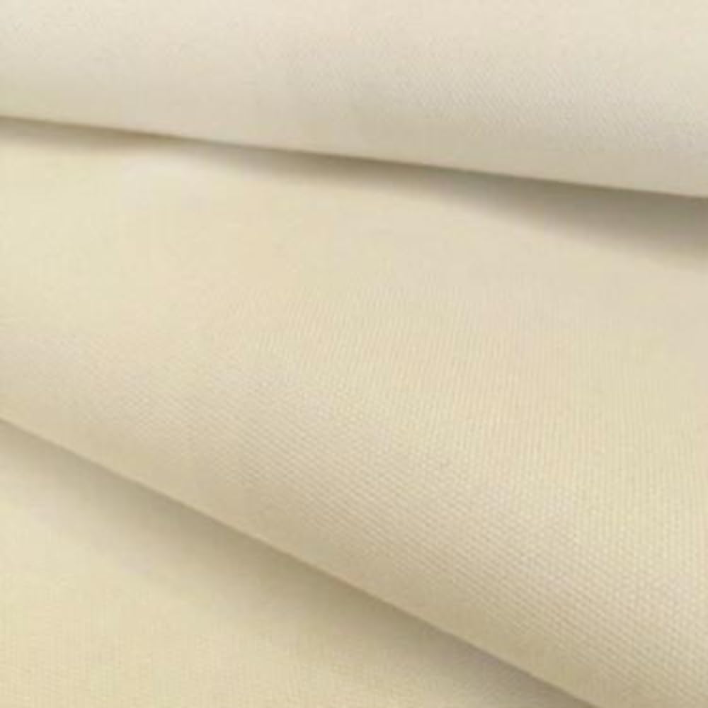 Oh Sew Crafty Limited Ivory 1 Pass Quality Thermal Curtain Lining Fabric 140Cm Wide Material 100% Polyester (Price Per Metre)
