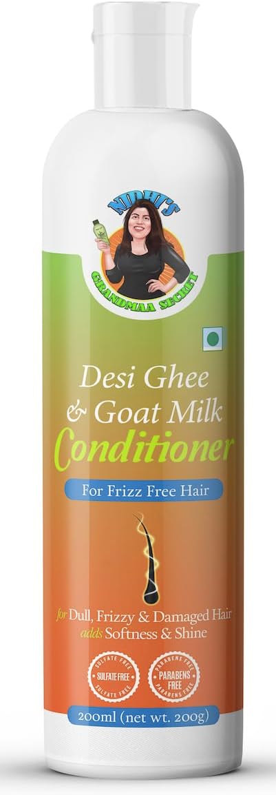 Desi Ghee & Goat Milk Conditioner for Dry & Damaged Hair - 200ML
