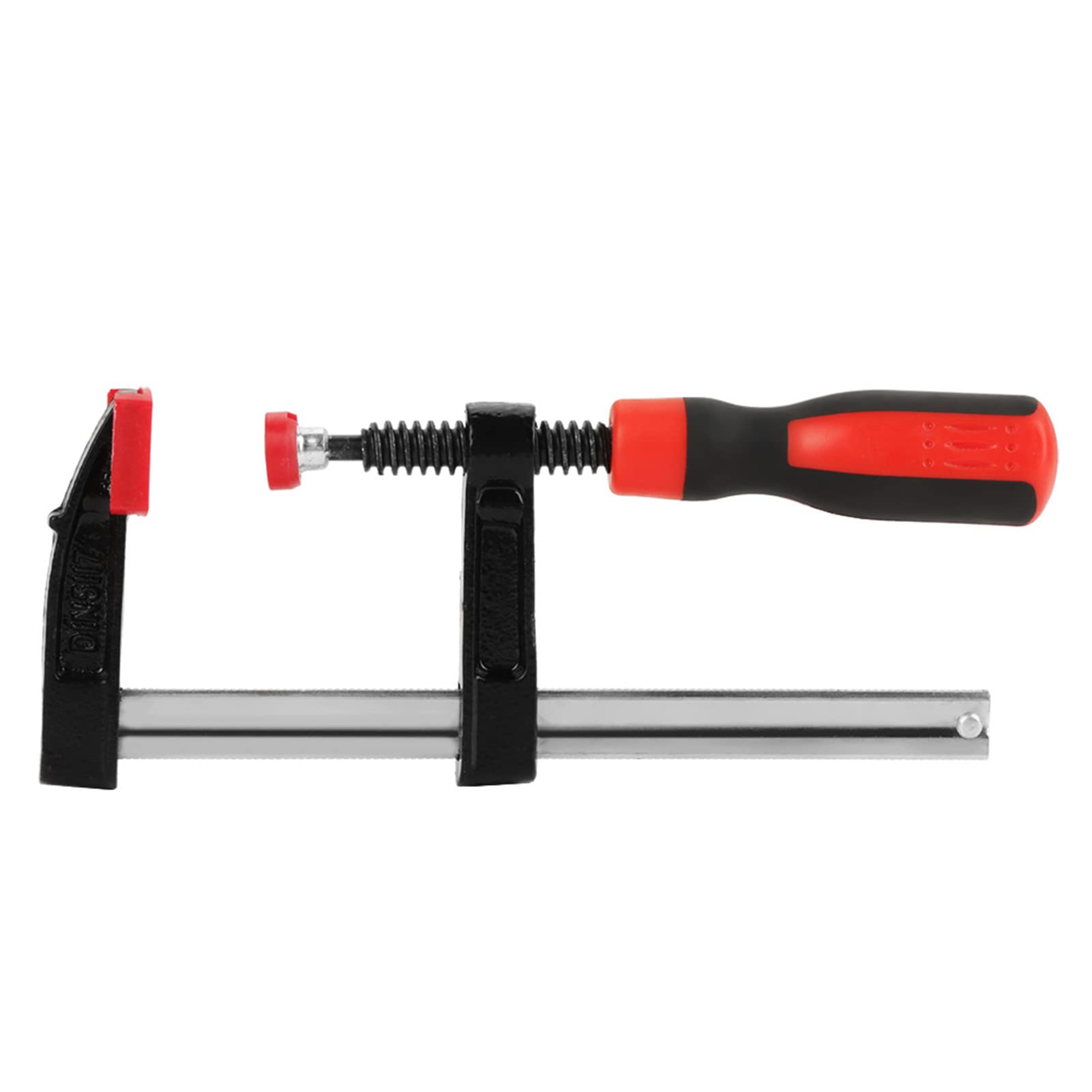 Morsetti a Vite 4 Pezzi, 50 x 150 mm F-Bar Morsetto Falegname Morse per Legno Lavorazione Legno Strettoi Falegname Clip di Legno Falegname con protezione per superficie di serraggio