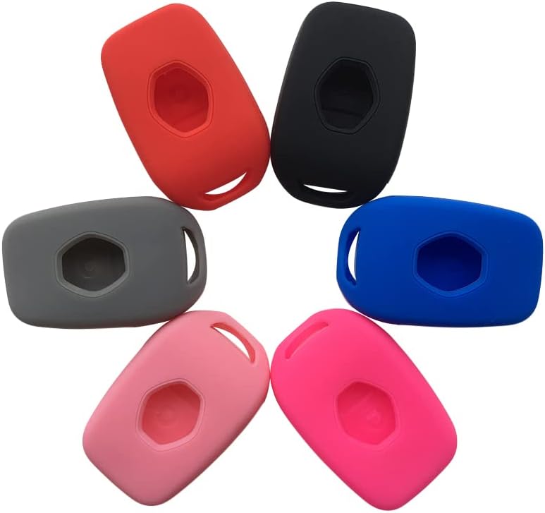 Miniatura 4 de OYTHO Funda para llave de coche, para R-enault Logan Stepway 2019 para R-enault Sandero Duster Dacia Scenic Master Megane Funda de silicona para