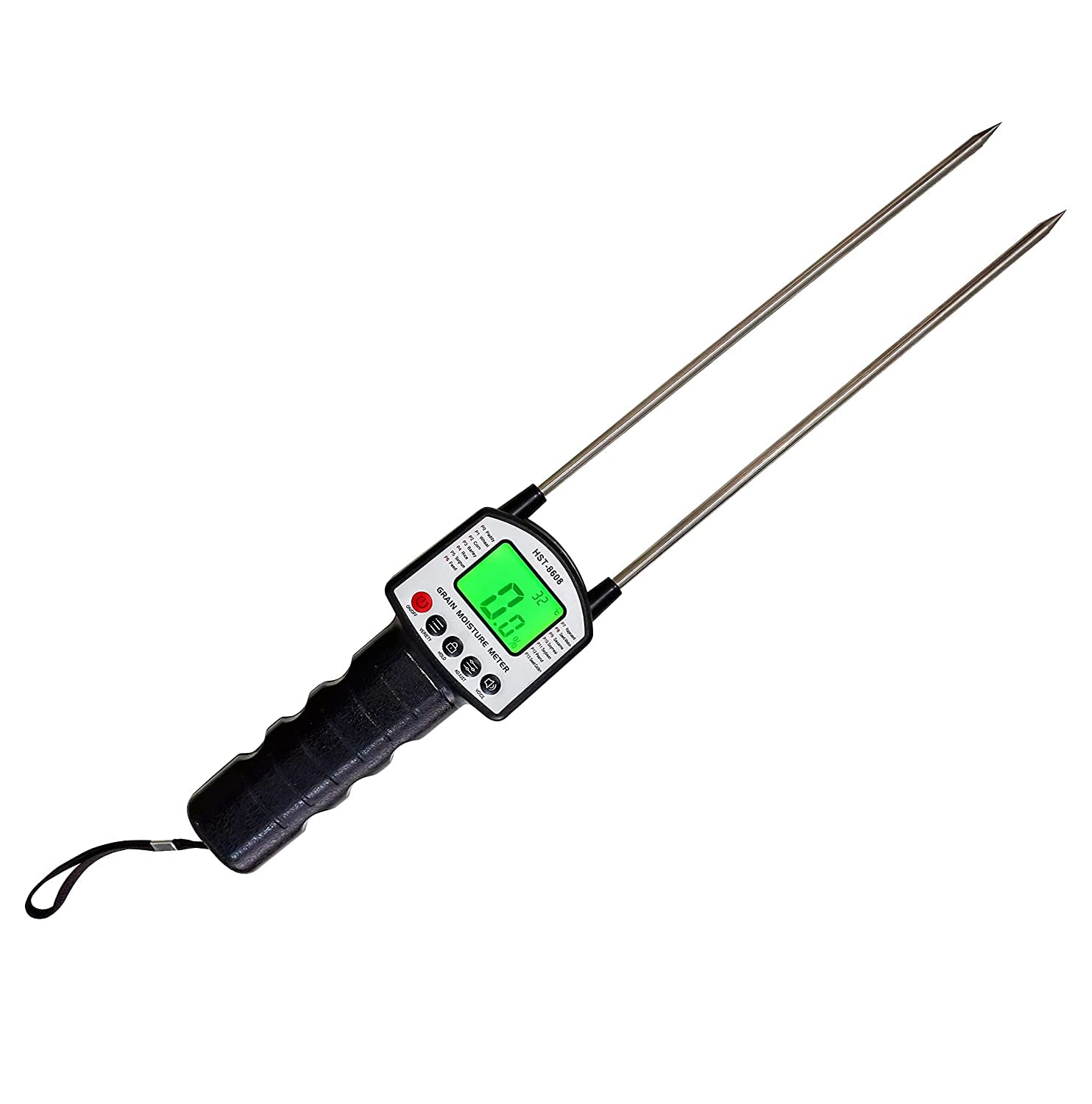 amiciSense Grain Moisture Meter Handheld Humidity Tester for Wheat, Rice, Corn, etc with 4 AA Battery 3