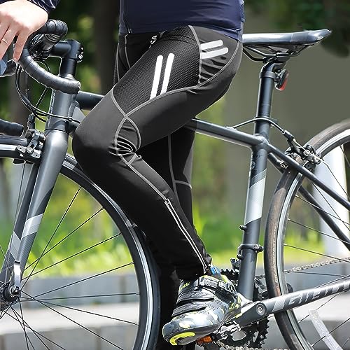 WOSAWE Pantaloni lunghi da ciclismo da uomo a 3/4