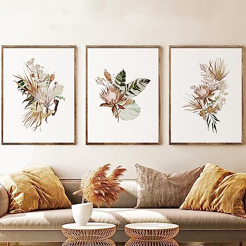 Cuadro Decorativo de Lienzo Botánico para Decorar una Sala de Estar de Estilo Bohemio