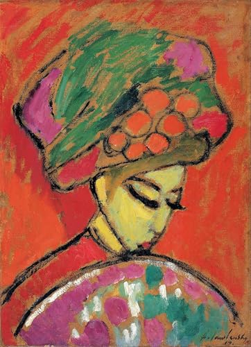 Tableau Impressions d'art Mural vintage Alexej Von Jawlensky poster géant 60x90cm