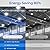 CINOTON 60W LED Canopy Lights UL Listed, 100-277V Commercial Canopy Lights Outdoor IP65 Waterproof, 5600LM for Gas Station Garage Warehouse Shop Carport Industrial, 9.5"x9.5" 5000K Daylight 1 Pack