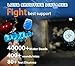 Electric Gel Ball Blaster, High Speed Automatic Splatter Ball Blaster with 40000+ and Goggles, JIFTOK Rechargeable Splatter Ball Toys for Outdoor Activities Shooting Game Party Favors