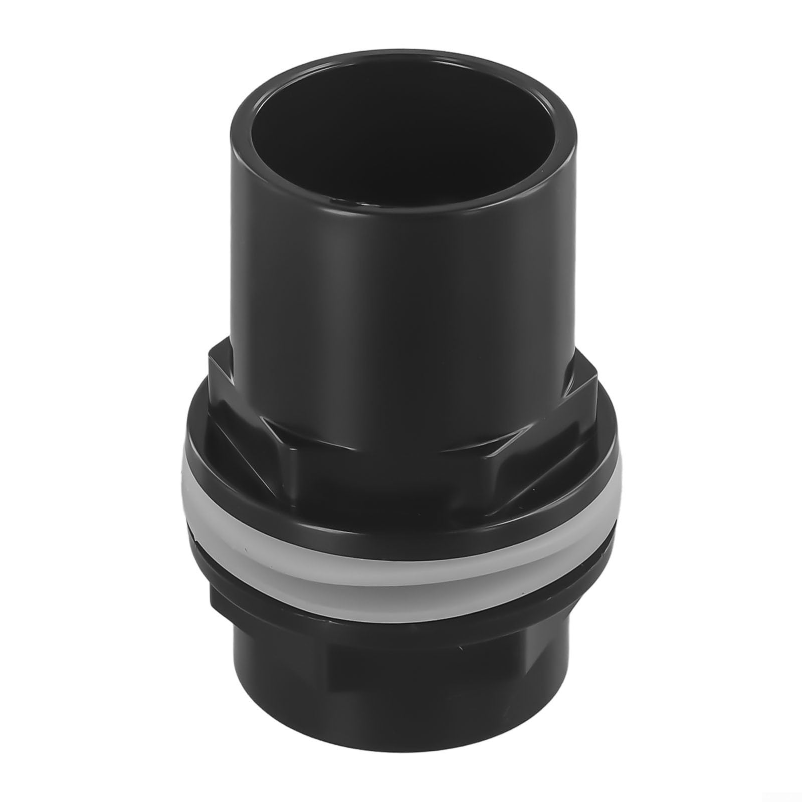 Gdfnmogo Tank Connector, Through Threaded Wall Fitting For Pond Filter System Aquarium Installation Pipe Connection System PVC Fish Tank Fitting(40mm)