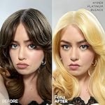 L'Oreal Paris Feria Hyper Platinum Advanced Lightening System Hair Bleach, Lifts Up To 8 Levels, Includes Anti Brass Purple Conditioner, 1 Hair Dye Kit - Image 4
