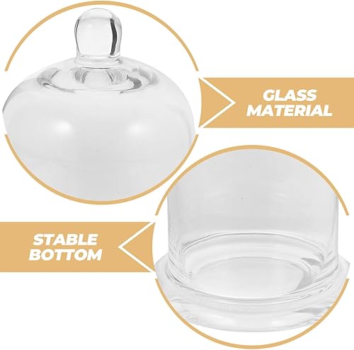 Miniatura 6 de Candelabro decorativo de cristal para huracanes: Portavelas transparentes para velas de pilar Portavelas boho para centro de mesa Placa de vela