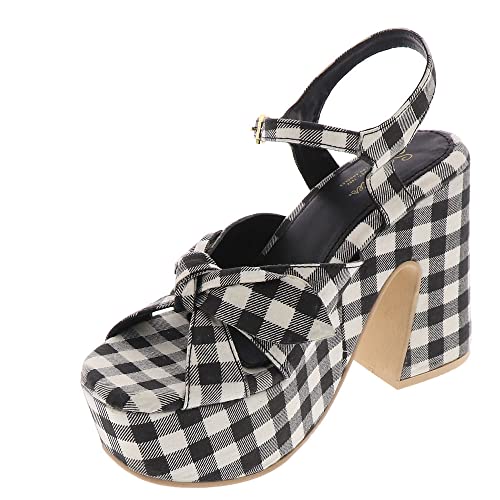 Seychelles New Americana Black/White Gingham Fabric 7.5 M #TOP24