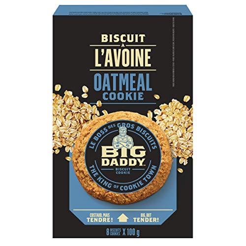 Big Daddy - BIG DADDY Cookies Oatmeal Cookies, Soft & Tender Home-baked Style Gourmet Cookies, Contains 8 cookies (Individually Wrapped), 800g