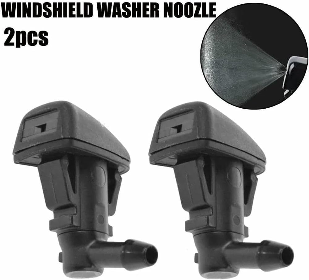 2Pcs Car Front Windshield Washer Jet Wiper Nozzles Replacement for Chevrolet Cruze 2011-2016 95226510