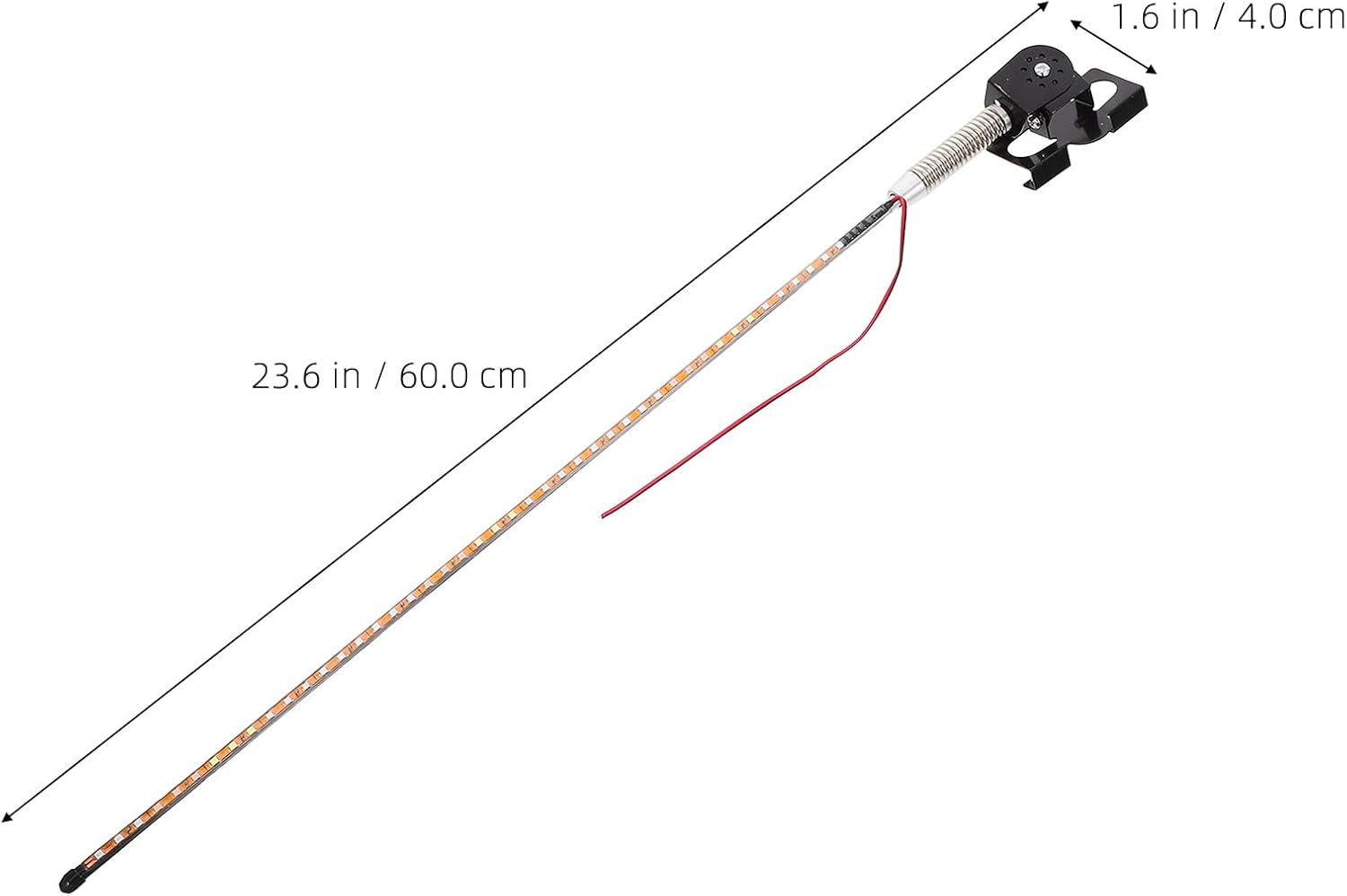 CHILDWEET 24v Antenna Lights Led Running Horse Style Easy Install Signal Light Kit