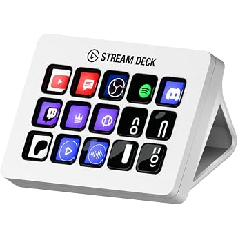 Elgato Stream Deck MK.2 White Studio Controller 15 Keys