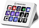Elgato Stream Deck MK.2 White – Studio Controller, 15 macro keys, trigger actions in apps and software like OBS, Twitch, ​YouTube and more, works with Mac and PC