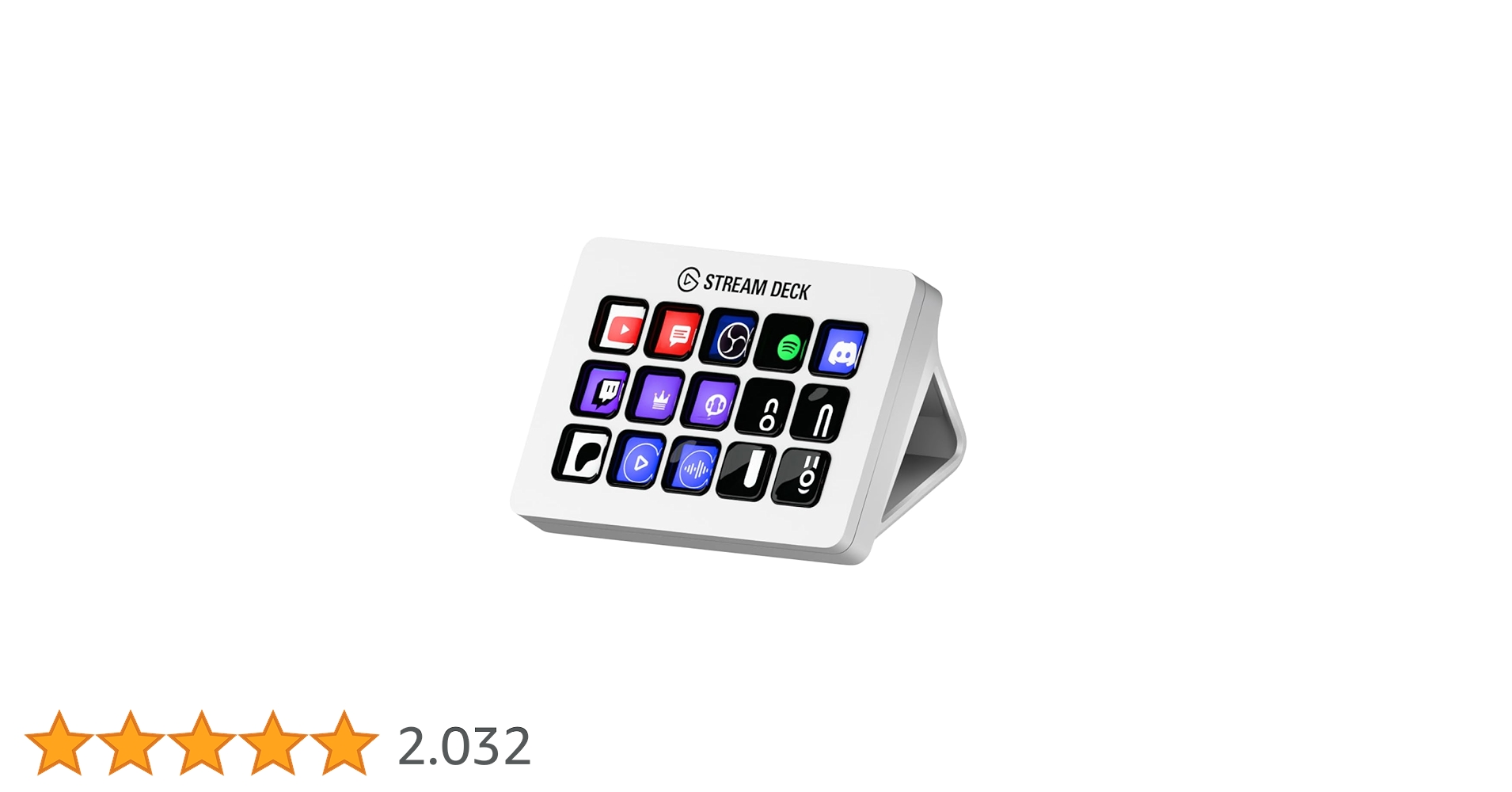 STREAM DECK MK.2 本体 Stream Deck MK.2 Elgato White Edition, 15 Teclas, Multi
