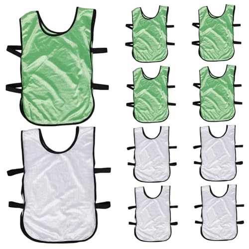 Hemoton 12pcs Adult Soccer Practice Vests Moisture Wicking Mesh Pinnies for Football and Basketball Training Comfortable and Breathable Team Uniforms and Fluorescent