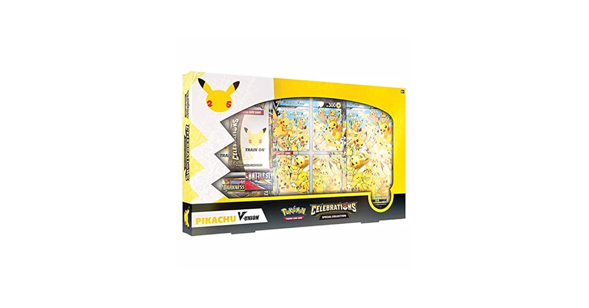 Amazon.com: Pokemon TCG: 25th Anniversary Pikachu V Union