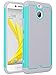 HTC Bolt Case, LK [Shock Absorption] Drop Protection Hybrid Armor Defender Protective Case Cover for HTC Bolt (Mint)
