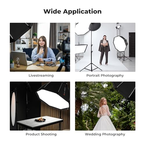 Image of K&F CONCEPT 35'' /90cm Octagonal Softbox, Quick Release, Bowens Mount