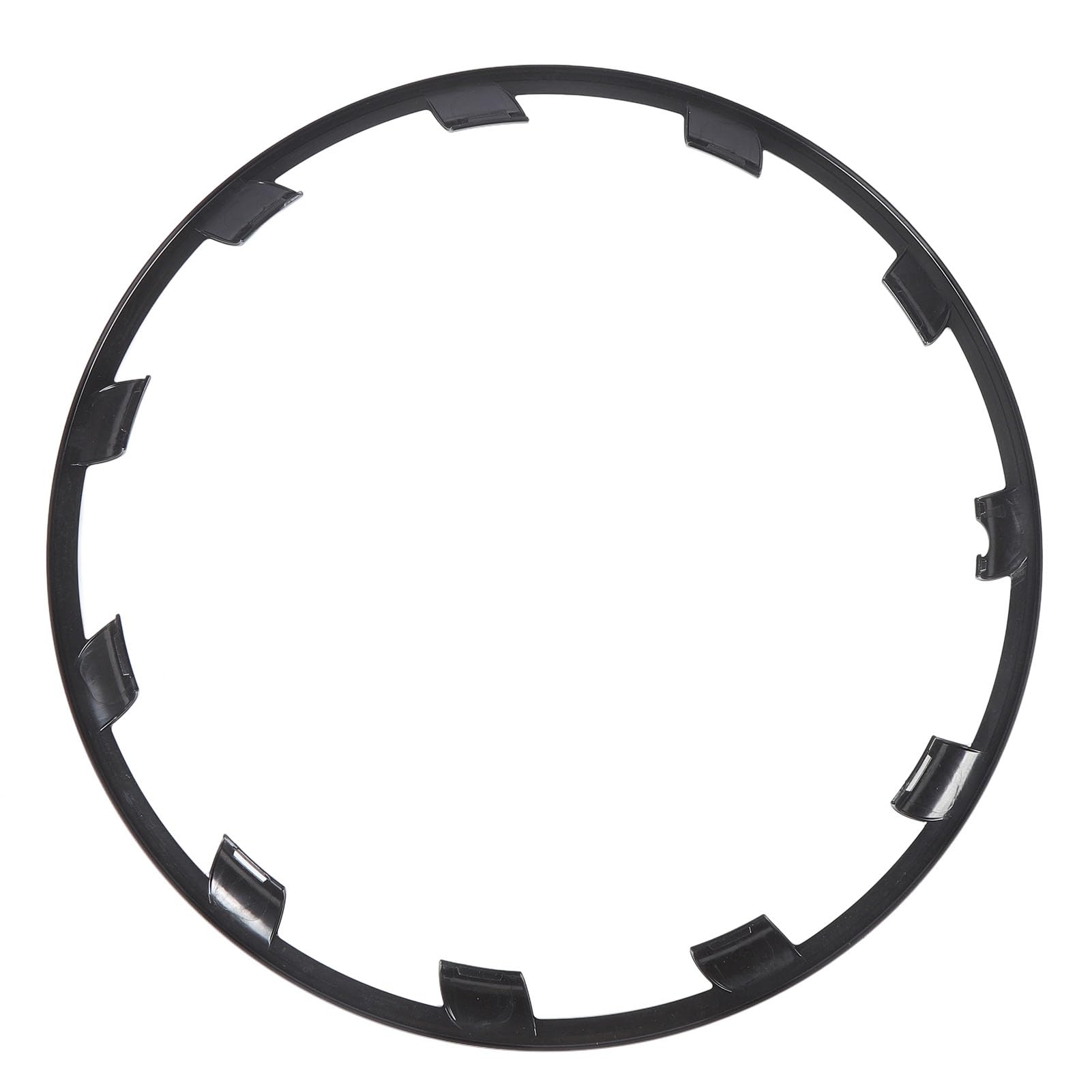Keenso Protecteur de Jante, Kits de Protection de Jante de Roue, 4 Pièces 21 Pouces ABS PC en Plastique Anti-Rayures, Anneau de Décoration pour Roue Überturbine Spécifique (Gray)
