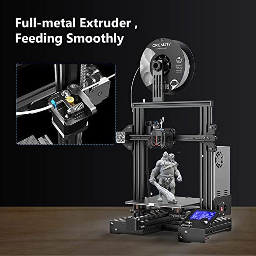 Image of 3IDEA Ender 3 Neo 3D Printer Upgrade with CR Touch Auto Bed Leveling Kit Full-Metal Extruder Carborundum Glass Printing Platform with Resume Printing 220x220x250mm