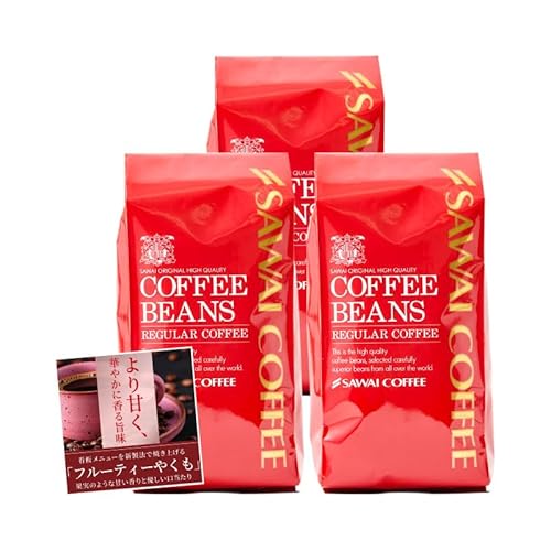 澤井珈琲 コーヒー 専門店 フルーティーやくも 400g x 3袋 120杯分 大容量 セット 【 豆のまま 】 コーヒー豆