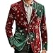 Christmas Blazer for Men Vintage Corduroy, Suit Jacket Slim Fit Fashion Casual Sport Coat, with Pockets (#B,3X-Large)