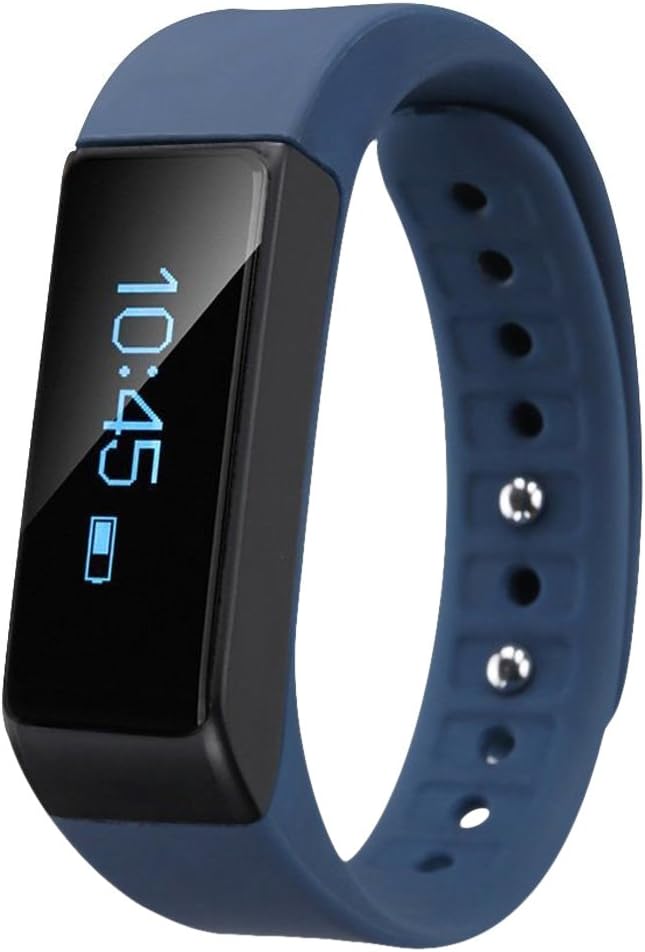EFOSHM Wireless Activity Fitness Tracker Wristband for IOS and Android Phones - Blue