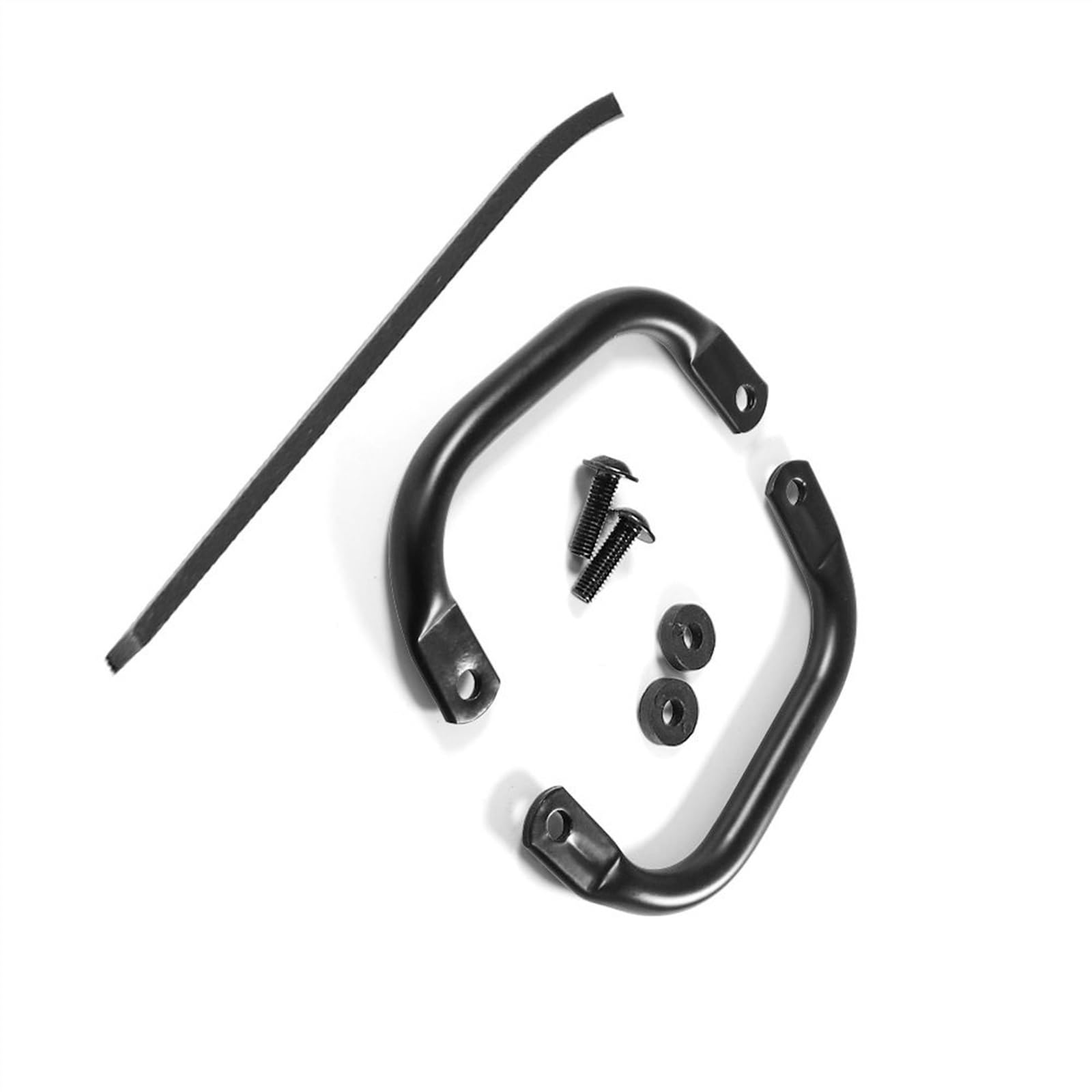 Maniglione Posteriore per Vespa per Primavera 150 per Sprint 150 Accessori Sellino Passeggero Moto Maniglione Bracciolo Posteriore in Acciaio(Black)