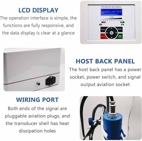 Digital Liquid Homogenizer & Emulsifier with Timer, Optional Probe, Precision Control for Uniform Dispersion, Lab Equipment for Emulsification, Data Storage Capability