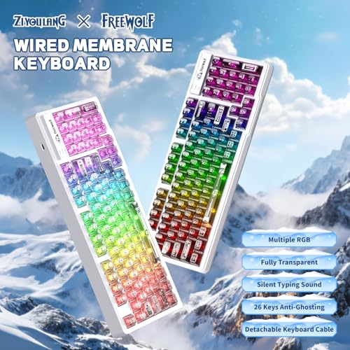 Teclado Gamer M95 Membrana RGB USB-C miniatura 2