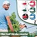 Frienda 6 Pieces Golf Stroke Counter Clicker Mini Golf Score Counter Simple Attachment Scorekeeper up to 12 Shots Score with One Touch Reset Clip(6 Colors)