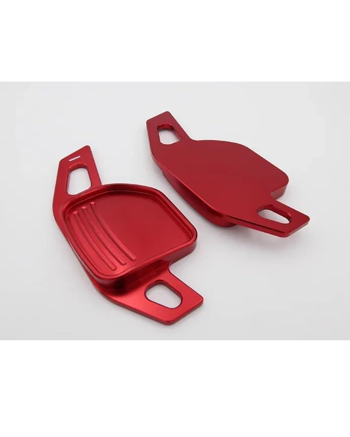 Hhyxxx B Red No Screw For A3 A4l A7 A8 S5 Q5 Q7 2012-2016 Car Steering Wheel Shift Paddle Shifter(B Red No Screw)