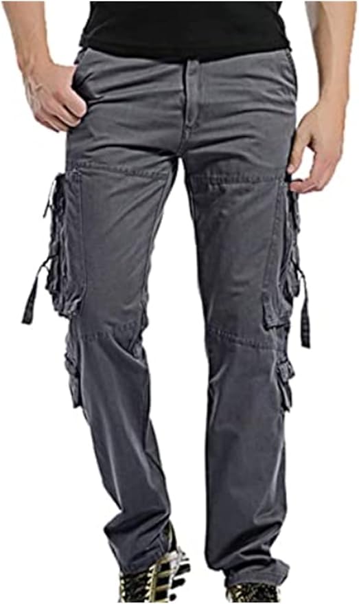 Digralne Cargobroek voor heren, tactische broek, roosterbroek, militair, outdoor, katoen, herenbroek, wandelen, jacht, Camouflage legergroen, S