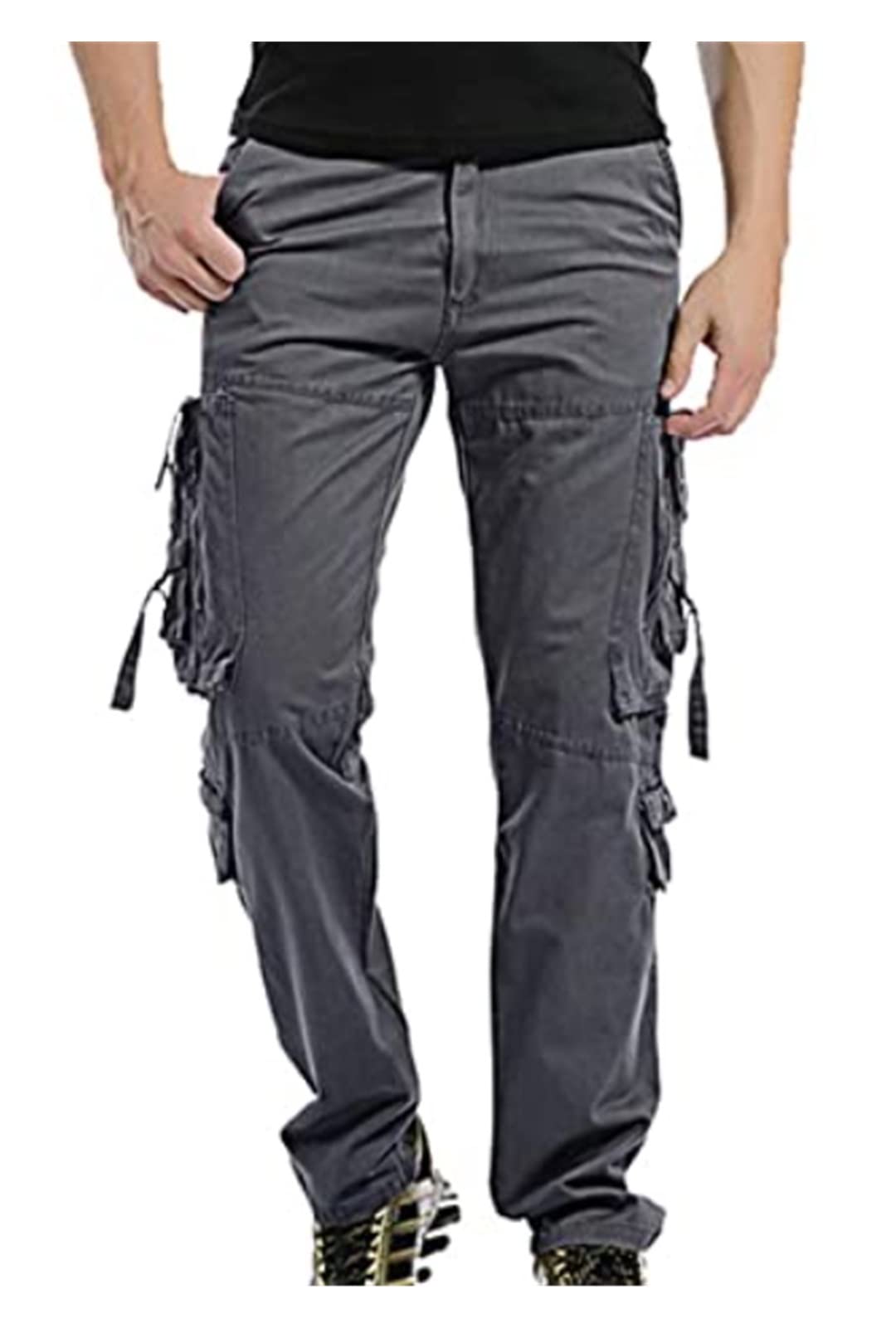 Pantalones De Senderismo Pantalones De Trabajo Pantalones Cargo Pantalones Deportivos Multibolsillos De Combate Pantalones Casuales Otoño Invierno Pantalones De Trabajo (con Cinturón) pantalones ocio