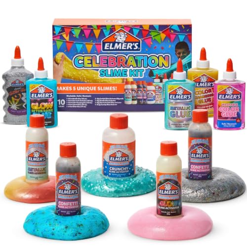 Elmer's Celebration Slime Kit, Complete Slime...