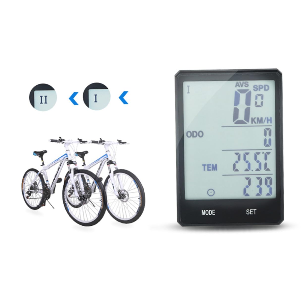 Toddmomy 3 Uds Tacómetro Bicicleta Eléctrica Velocímetro Ordenador para Bicicleta