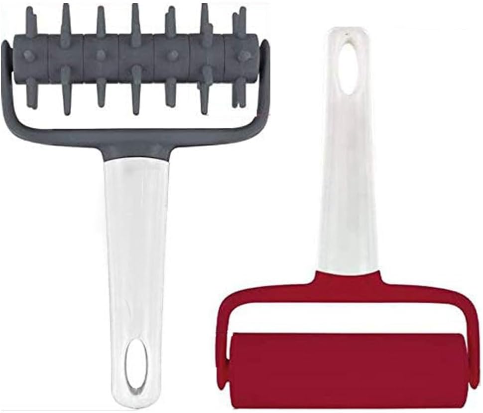 Pizza Dough Roller & Blistering Killer by Dough Roller, Time-Saver Docker Roller Pizza Dough Roller & Blistering Killer by Dough Roller, Time-Saver Docker Roller