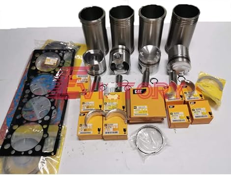 ل Caterpillar Excavator CAT 3304 Overhaul Rebuild kit + الصمامات + أدلة