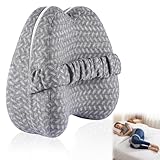 Briocht Revoget Knee Pillow for Sleeping on Side – Memory Foam Alignment Pillow for Side Sleepers, Leg Pillow for Hip & Spine Support, Pain Relief for Sciatica, Pregnancy & Back Discomfort