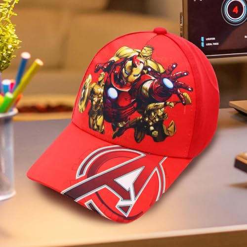 Image of VRITRAZ Children's Baseball Cap for Boys & Girls | Adjustable Lightweight Casual Hat | Breathable Summer Sports Cap for School, Travel, Beach & Outdoor Play (4-12 Years)